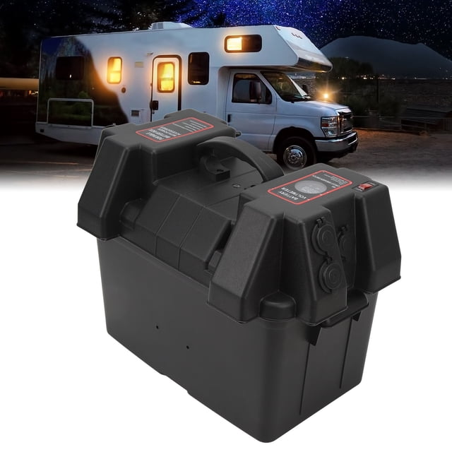 Centro De Energía De Batería Marina, Caja De Batería Inteligente De Motor De Arrastre Duradero Resistente A Impactos De 12 V Para SUV Para RV Para Camión