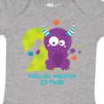 thumbnail image 4 of Inktastic Monster 2nd Birthday Boys or Girls Baby Bodysuit, 4 of 5