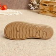 thumbnail image 4 of Samdudou Slip On Shoes for Women Closed Toe Breathable Woven Knit Flats Adjustable Instep Strap Round Toe Casual Outdoor Walking Footwear for Everyday Errands, 4 of 9