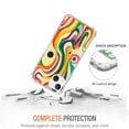 thumbnail image 3 of Colorful Psychedelic Case Compatible with iPhone 14,Aesthetic Art Design TPU Bumper Cover Case, 3 of 6