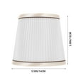 thumbnail image 2 of 1Pc Chic Nordic American Style Cloth Lamp Shade for Home Light Lamp Decor, 2 of 7