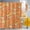 Orange, variant on Shower Curtains for Bathroom-72"x72",Cartoon Pumpkin Fallen Leaves Waterproof Bath Curtain Grommet Shower Curtain Set with Hooks