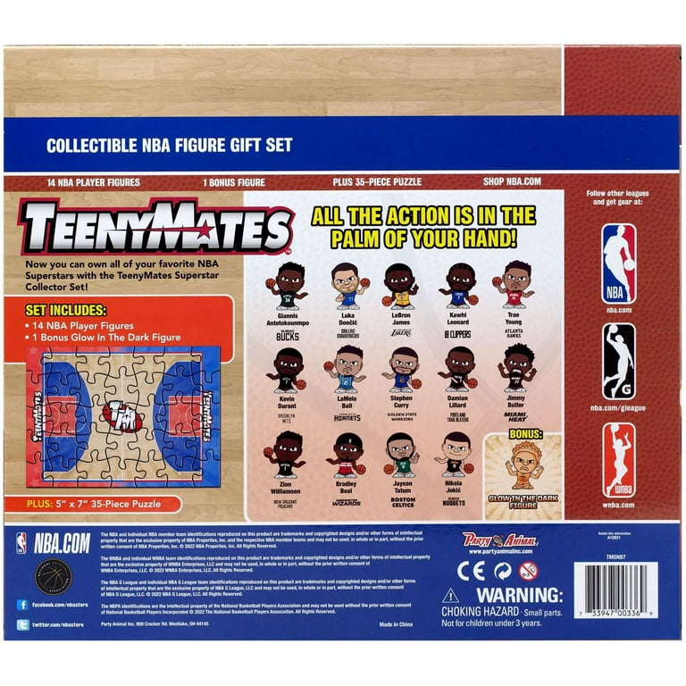Authentic NBA Basketball Series 7 Superstar Collector Set with 14