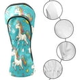 thumbnail image 3 of Golf Head Covers Beautiful Horse Design for Driver, Wood & Hybrid, Premium Waterproof PU Leather with Plush Lining, Elegant Animal Golf Gifts, 3 of 10