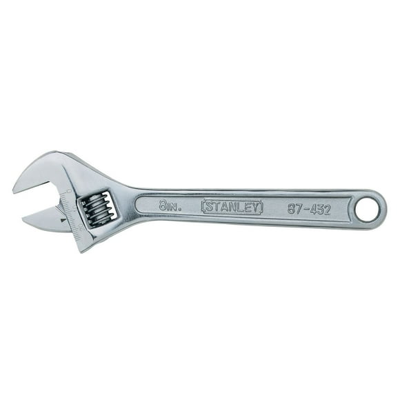 LLAVE AJUSTABLE CROMADA 8 PULGADAS STANLEY 87-432LA STANLEY 87-432LA