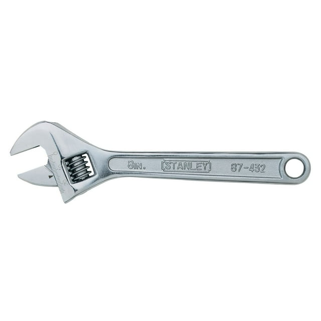 LLAVE AJUSTABLE CROMADA 8 PULGADAS STANLEY 87-432LA Stanley 87-432LA