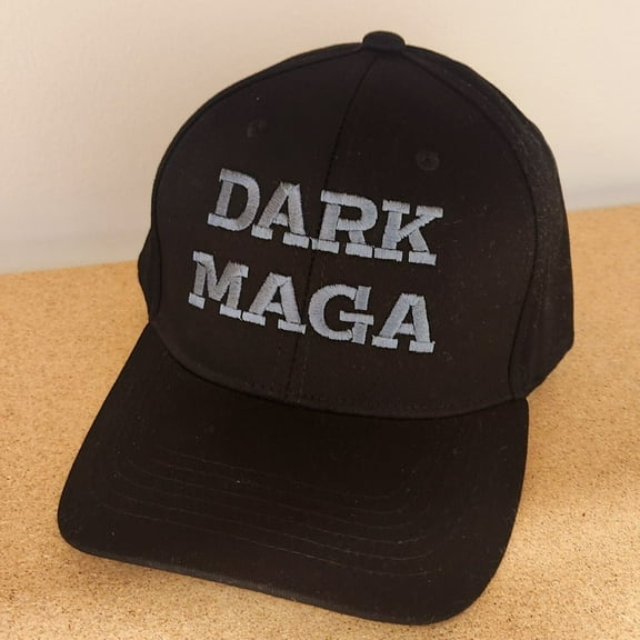 Dark MAGA Embroidered Hat