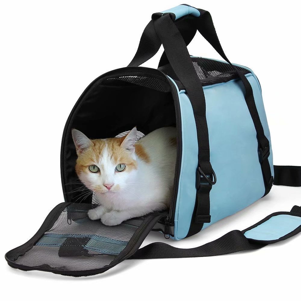 Cat Carrier,SoftSided Pet Travel Carrier for Cats,Dogs Puppy Comfort