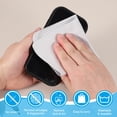 thumbnail image 5 of Glasses Cleaning Cloth 6.9" x 5.7" , Microfiber Eyeglasses Cleaner Cloths Soft Suede Wipe Screen, Light Gray 12 Pcs, 5 of 7