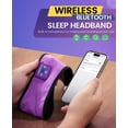 thumbnail image 2 of Lullaband Auriculares para dormir, inalámbricos Bluetooth deportivos con diadema con altavoces estéreo integrados de alta fidelidad, auriculares para dormir para hombres y mujeres, yoga, entrenamiento, 2 of 5