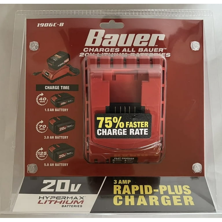 20V Lithium-Ion 3 Amp Rapid-Plus Battery Charger