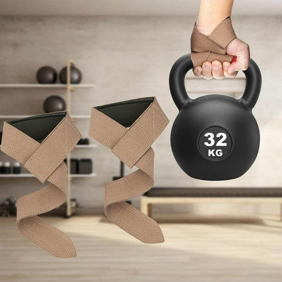 Correas de levantamiento de pesas, muñequeras resistentes para hombres y mujeres, para levantamiento de pesas, peso muerto y ejercicio en el gimnasio.