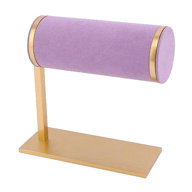 Soporte de para joyas en forma de T soporte de organizador de exhibición Base para Personal para comercial - Púrpura Sunnimix exhibición del soporte de la joyería