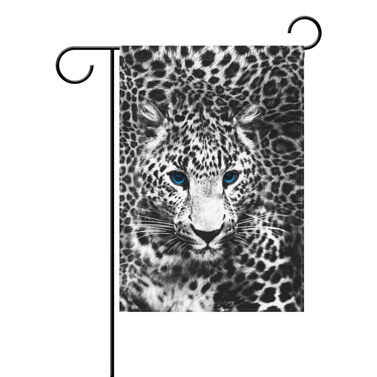 POPCreation Animal Leopard Garden Flag Leopard Print Outdoor Flag Home