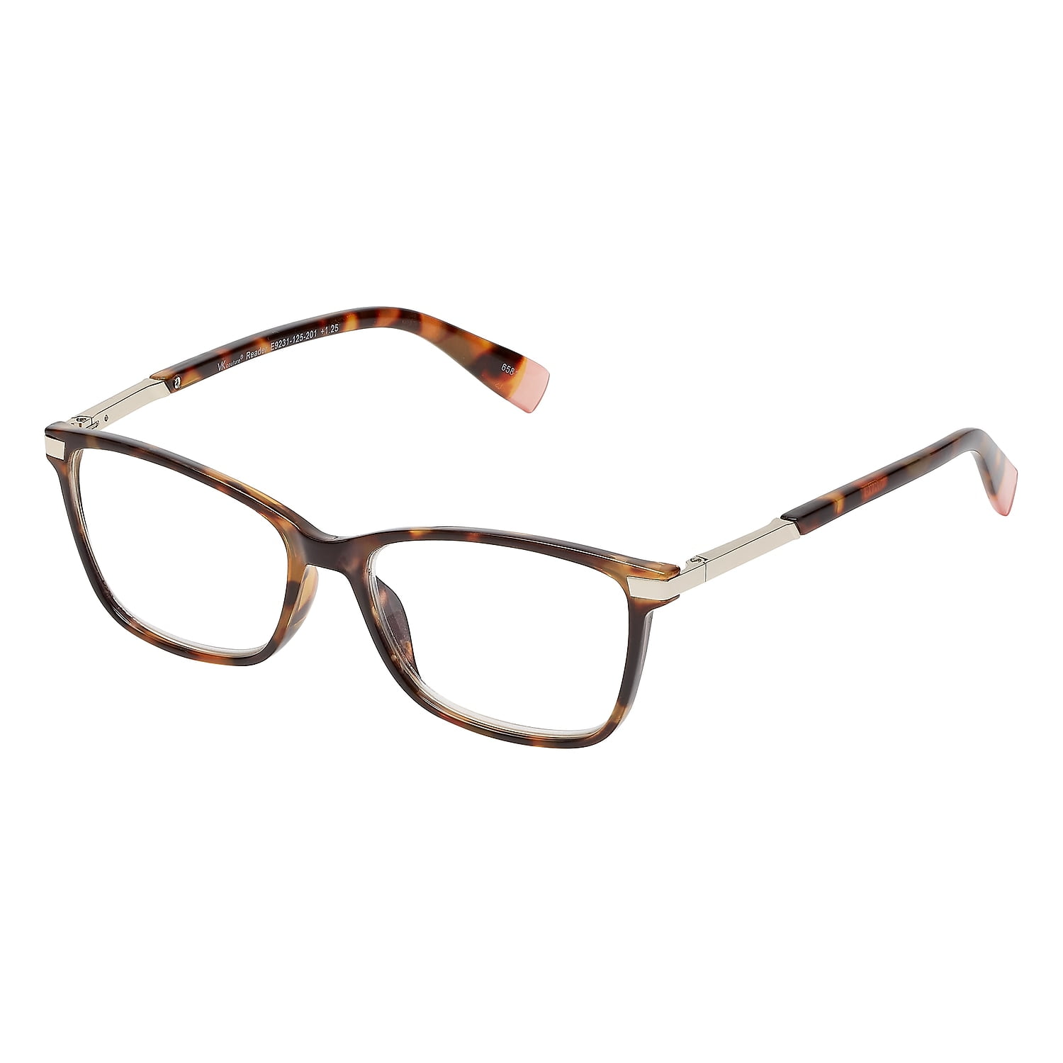 SAV VK Couture Fiona +2.00 Reading Glasses Dark Brown Tortoise (E9231)