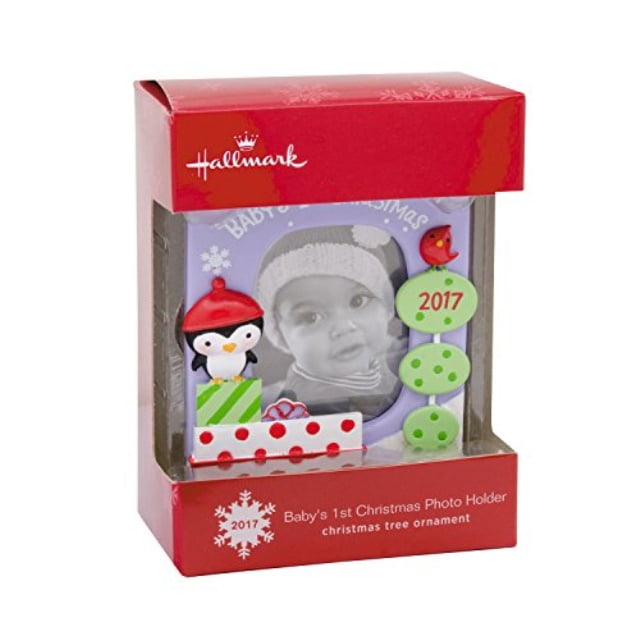 Hallmark Baby's First Christmas 2017 Picture Frame Christmas Ornament