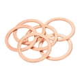 thumbnail image 1 of Uxcell Flat Copper Washers Copper Flat Sealing Ring Copper 6 pack 40x50x2mm, 1 of 6