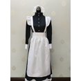 thumbnail image 2 of Women Black and White Maid Costume British Style Long Cafe Maid Dress Men Outfit Cosplay Costume yaoshenbao LED, 2 of 2