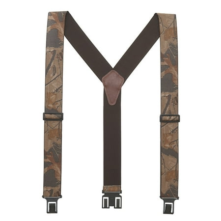 Perry Camo Suspenders - Belt Clip