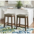 thumbnail image 2 of Tabouret de comptoir sans dossier rustique Warren, 2 of 7