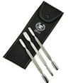 thumbnail image 3 of Spoon Cuticle Pusher Cleaner Trimmer Manicure Pedicure Nail Care Tools 4 Pc Set, 3 of 6