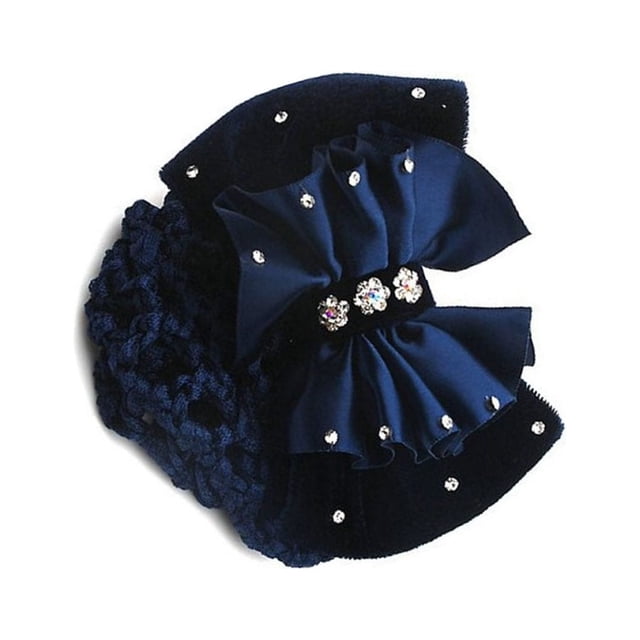 ZLight Filet de Couverture de Chignon pour Femmes, Polyvalent et Léger, Bleu