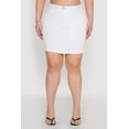 thumbnail image 4 of Womens Plus Size WAX High Waisted Cargo Skirt, 4 of 5