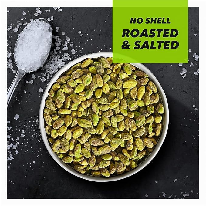Wonderful Pistachios, No Shells, CM31&nbsp;Roasted and Salted Nuts, 12 Ounce Resealable Bag, Good Source of Protein, Gluten Free, On-the Go-Snack