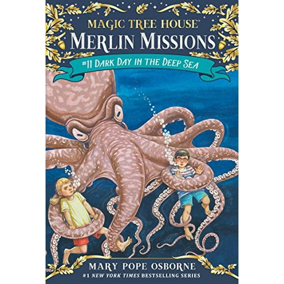 Pre-Owned: Dark Day in the Deep Sea (Magic Tree House (R) Merlin Mission) (Paperback, 9780375837326, 0375837329)