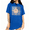 Blue, variant on Women's Abstract Line Art Graphic Short Sleeve T-Shirts Red Modern Essential Tops