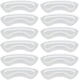 thumbnail image 1 of Plantillas para calzado con un ajuste seguro y una amortiguación cómoda: 6 pares, almohadillas transparentes para el talón unisex, 1 of 5