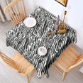 thumbnail image 2 of Leopard Print Square Tablecloth 52x52in(132x132cm) – Waterproof Polyester Printed Table Cover, Wrinkle Resistant & Washable for Kitchen Dining Picnic Party Decor, 2 of 6