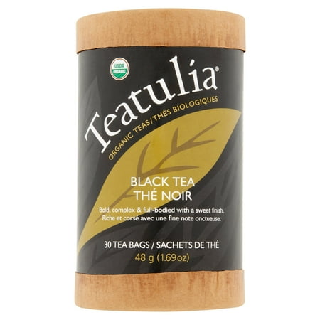 Teatulia Thé noir bio 30 sachets de thé 1,69 oz