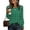 Army Green, variant on Blmnix Polka Dot Flowy Blouses for Women Fashion Clothing Relaxed Army Green Work Shirts for Women Crew Neck Long Sleeve Blouses