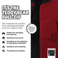 thumbnail image 2 of Manta portátil THE COMFY Teddy Bear con cremallera completa y capucha, 2 of 8