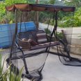 thumbnail image 3 of Outdoor Swing Chair Mesh Net Water Resistant Patio Seater Mesh  Cover, 3 of 7
