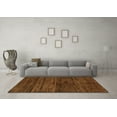 thumbnail image 3 of Ahgly Company Indoor Square Abstract Orange Modern Area Rugs, 5' Square, 3 of 4