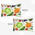 thumbnail image 4 of Daiia Vegetables2 Bedding Waterproof Pillow Protector Zippered Queen – Bed Bug Proof Pillow Encasement-14"x20", 4 of 9