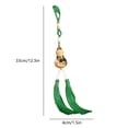 thumbnail image 3 of H-271 Green Green Tassel Car Pendant Bag Key Chain Ornament #WP8yD, 3 of 6