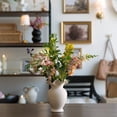 thumbnail image 3 of Home Decor Collection Sterling & Noble Home Ruffle Shaped off-White Ceramic Indoor Tabletop Vase, 3 of 12