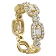 thumbnail image 4 of 14K Yellow Gold 0.90 cttw. Diamonds Art Deco Wedding Band Ring by Hollywood Hills Jewelers, 4 of 4