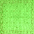 thumbnail image 1 of Ahgly Company Indoor Square Oriental Green Modern Area Rugs, 6' Square, 1 of 4