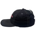 thumbnail image 3 of Ford Mustang Men's Embroidered USA Flag Snapback Hat Cap in Black Vintage Wash, 3 of 6