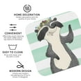 thumbnail image 4 of Disketp Cute Raccoon Funny Coasters,4 Pcs Leather Coasters With Holder, Perfect Housewarming Hostess Gifts,Protect Furniture From Water Marks Scratch, 4 of 9