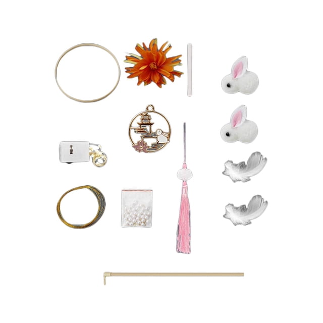 Linterna de conejo china, suministros de linterna, accesorios de decoración, linterna de conejo para el frente Estilo D