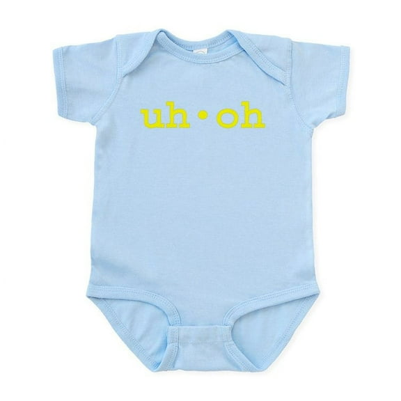 CafePress - Uh*Oh Infant Bodysuit - Baby Light Bodysuit, Size Newborn - 24 Months
