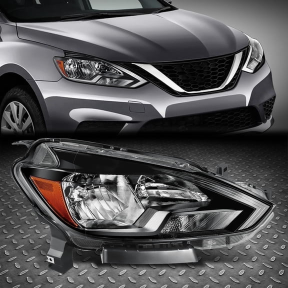 NUVISION for 16-19 Nissan Sentra S/FE S/SV OE Style Passenger Right Side Headlight Lamp