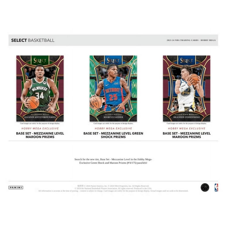 Panini NBA Select 2023-24 Trading Card Packs - Hobby Exclusive 