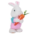 thumbnail image 3 of Juguete de peluche de conejo eléctrico de 38 cm, juguete para niños de conejo que habla y canta de alta simulación, color rosa, 3 of 9