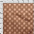 thumbnail image 2 of oneOone Viscose Chiffon Rust Brown Fabric Christmas Craft Projects Decor Fabric Printed By The Yard 42 Inch Wide-M6A, 2 of 4
